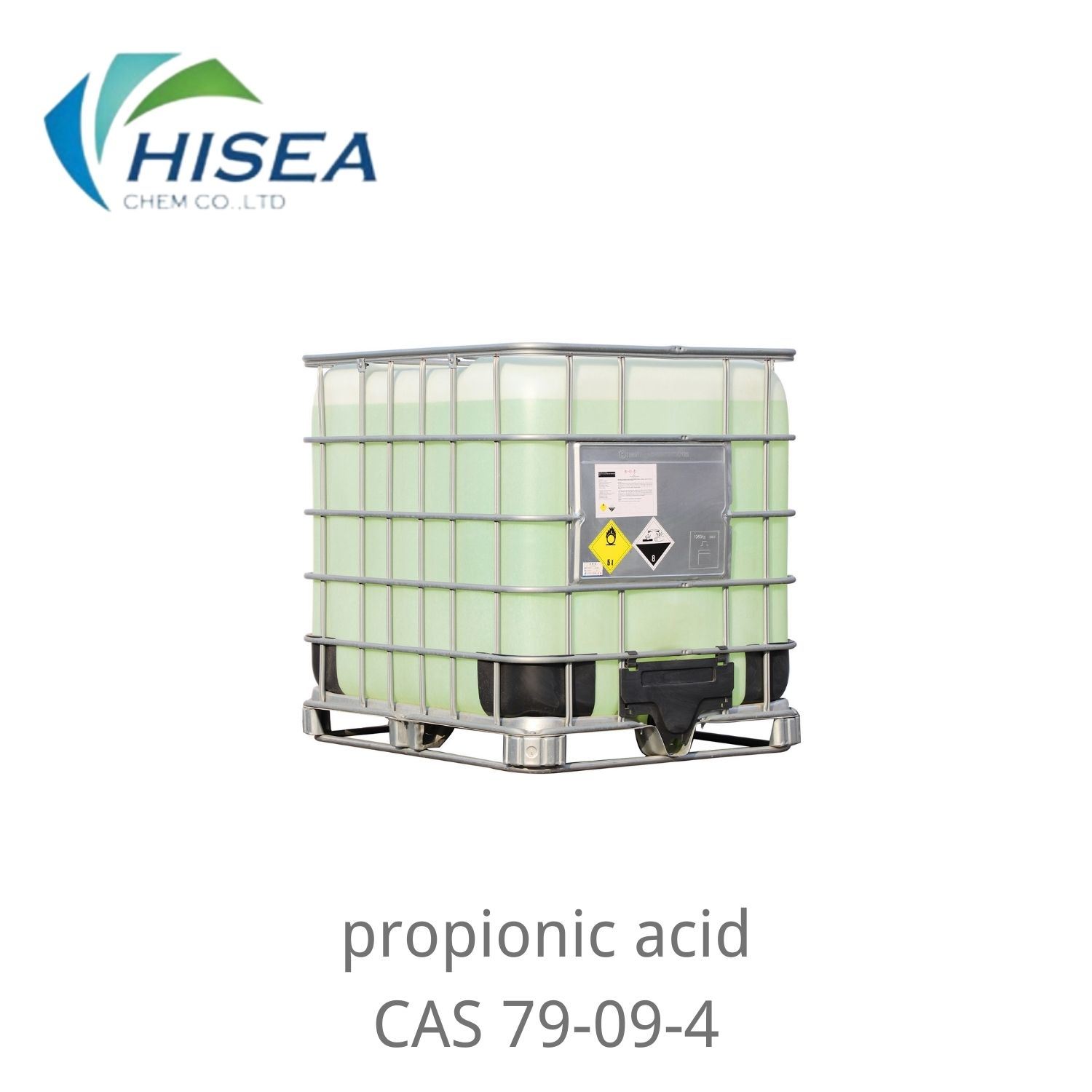 Ácido propiônico de alta pureza transparente incolor C3h6o2 China CAS No. 79-09-4 